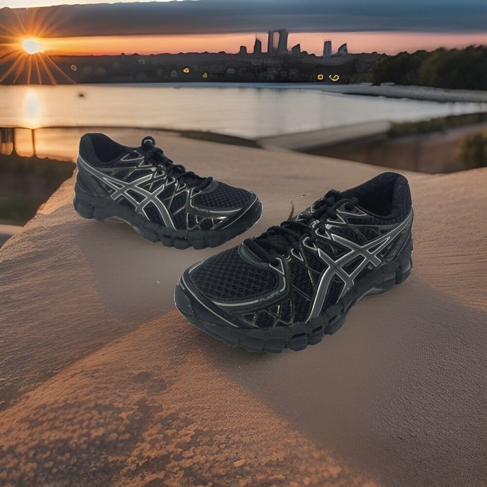 New ASICS GEL-KAYANO 20 Men's 6.5 20th Anniversary Black Clay Grey 1203A388
